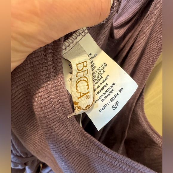 Brand new Becca romper size small purple color - Picture 6 of 6